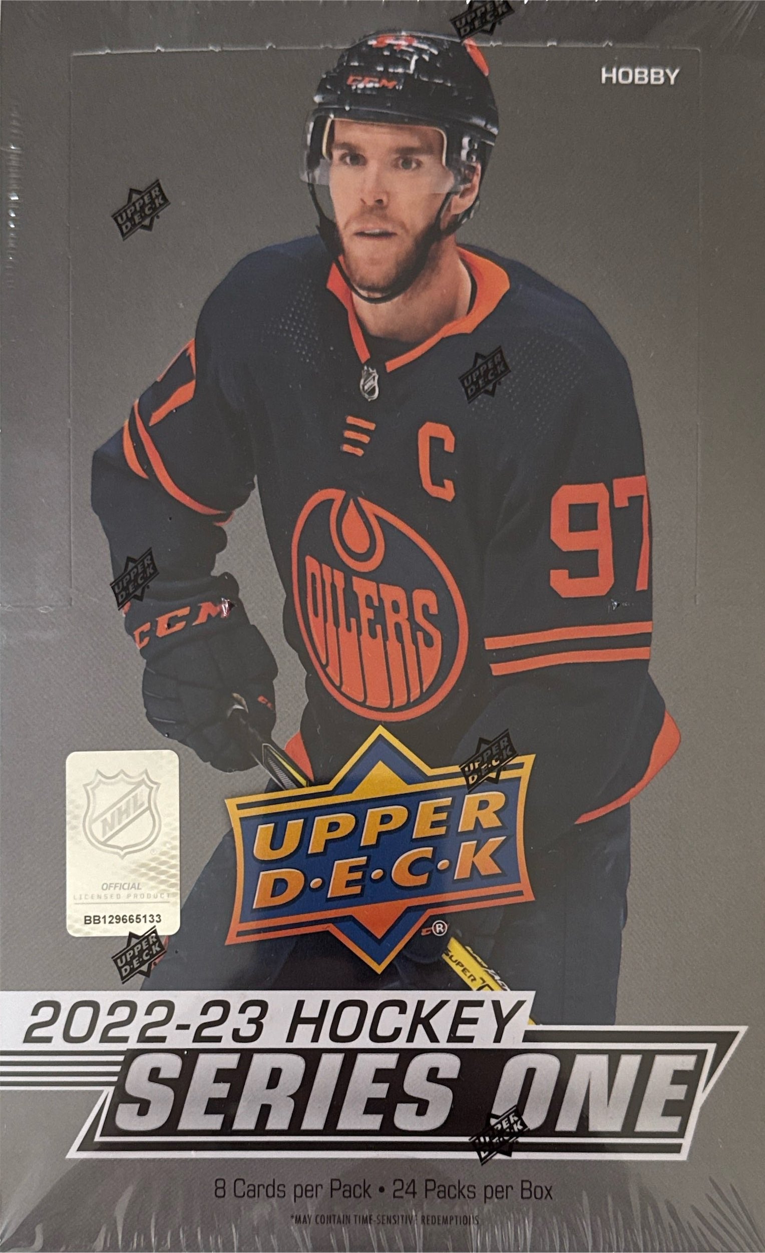 2022-23 Upper Deck Series 1 Hockey Hobby Box - Front