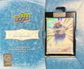 Front close-up of 2025-26 Clear Cut Jimmy Snuggerud Outburst rookie autograph 01/25