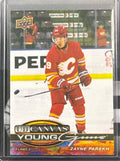 2025-26 Upper Deck Series 1 Zayne Parekh Young Guns UD Canvas #C-96 Front