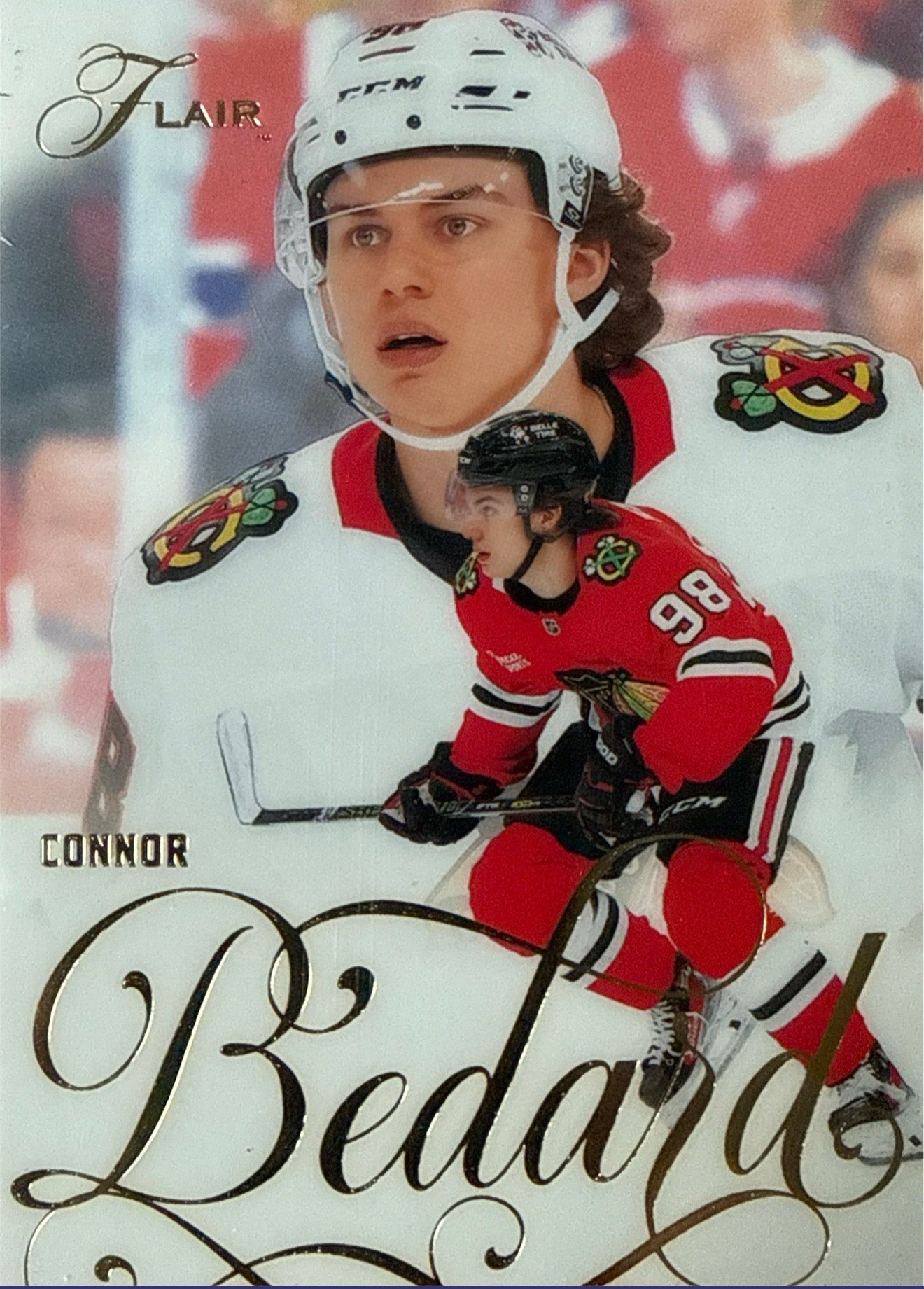 2025-26 Fleer Flair Hockey Connor Bedard #23 Front