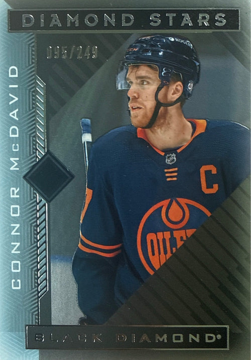 2021-22 Black Diamond Connor McDavid Diamond Stars #BDS-CM 095/249 - Front