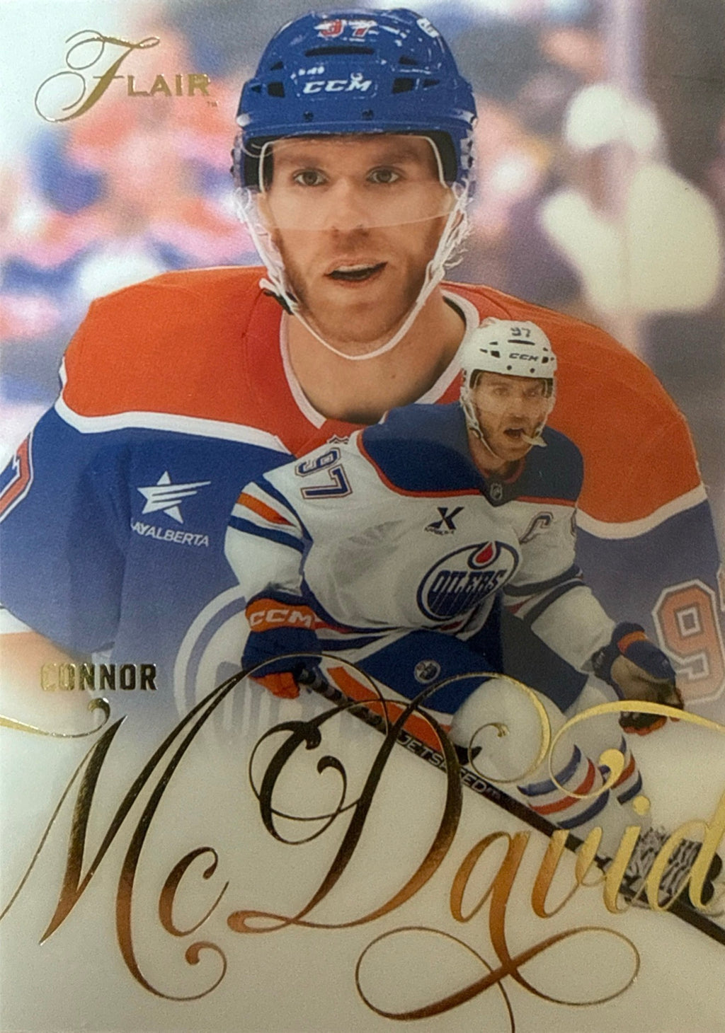 2025-26 Fleer Flair Hockey Connor McDavid #47 Front