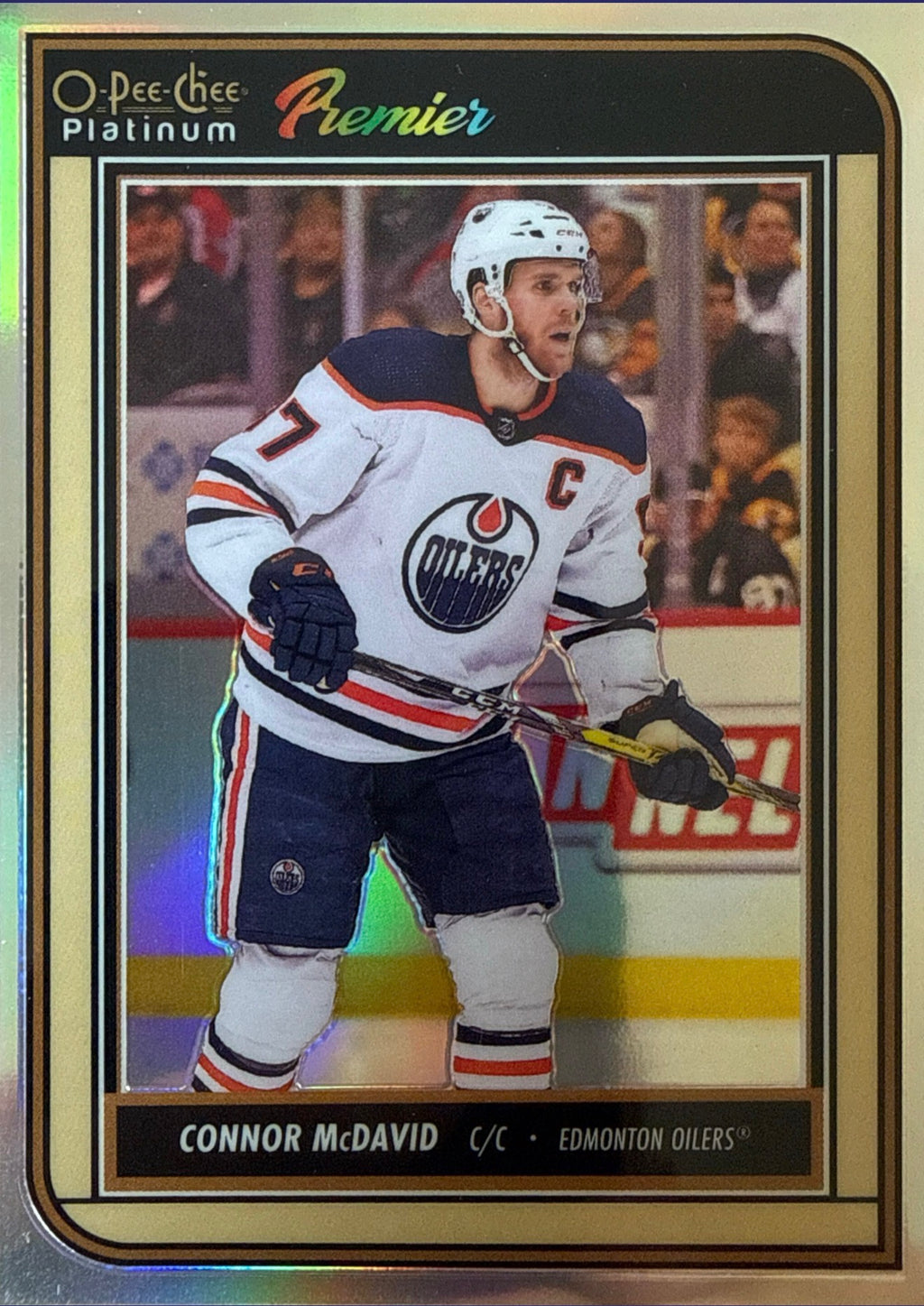 2022-23 O-Pee-Chee Platinum Premier Connor McDavid #OP31 Front