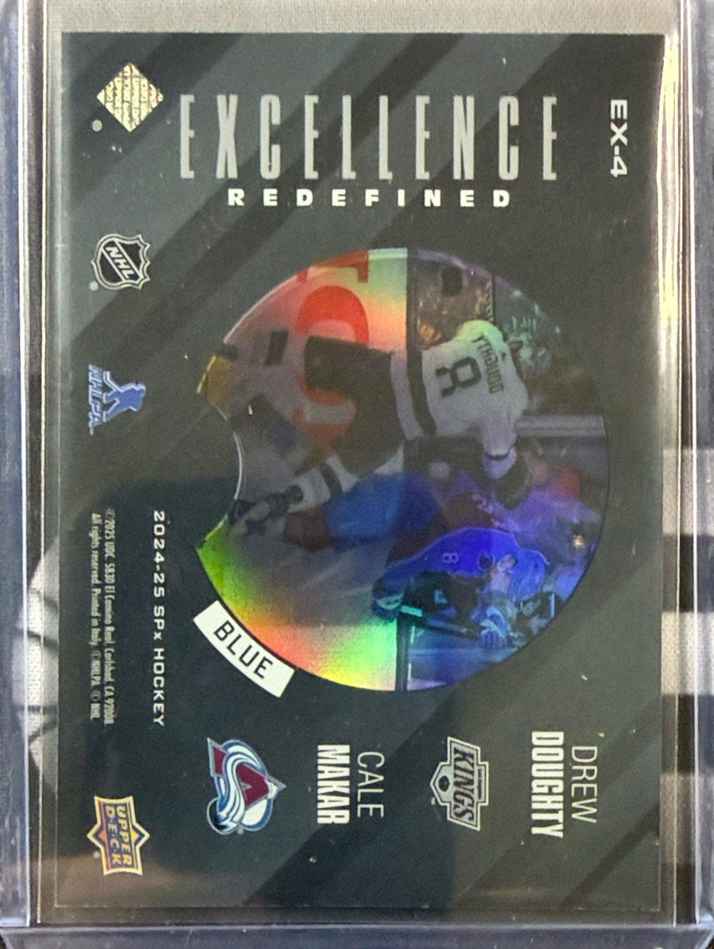 2024-25 SPx Excellence Redefined Blue #EX-4 Makar Doughty - Back