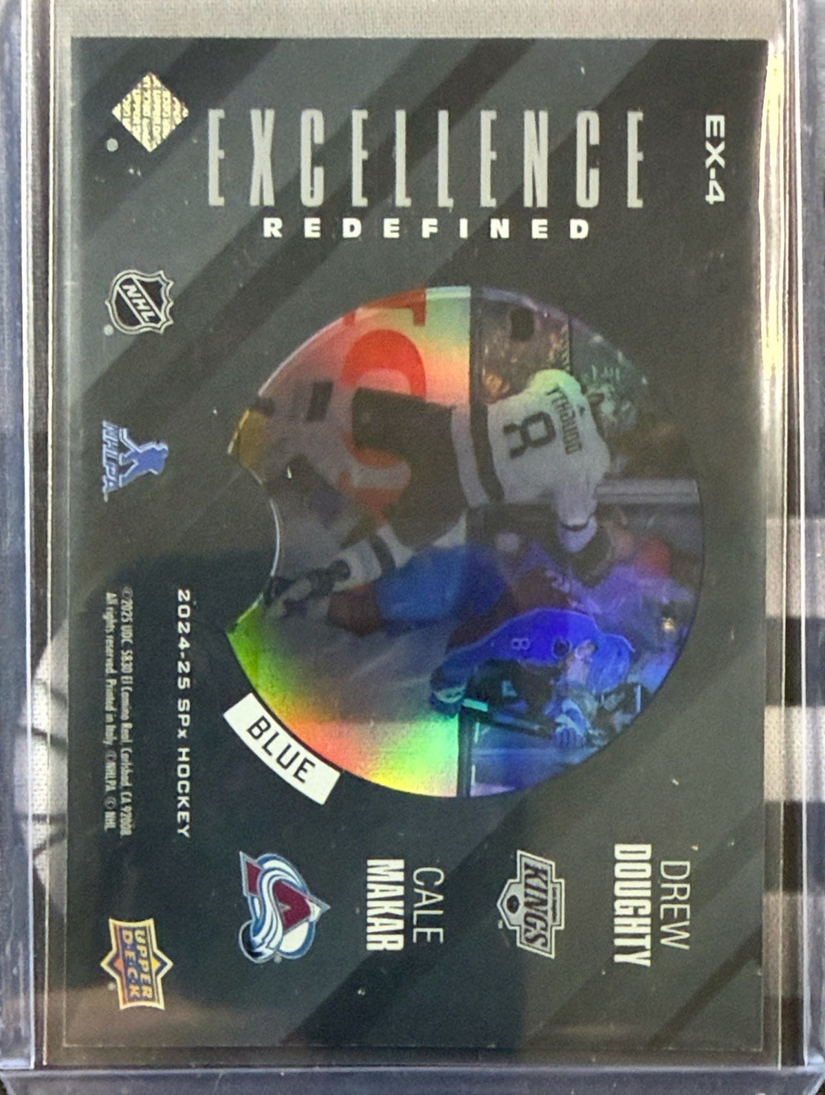 2024-25 SPx Excellence Redefined Blue #EX-4 Makar Doughty - Back