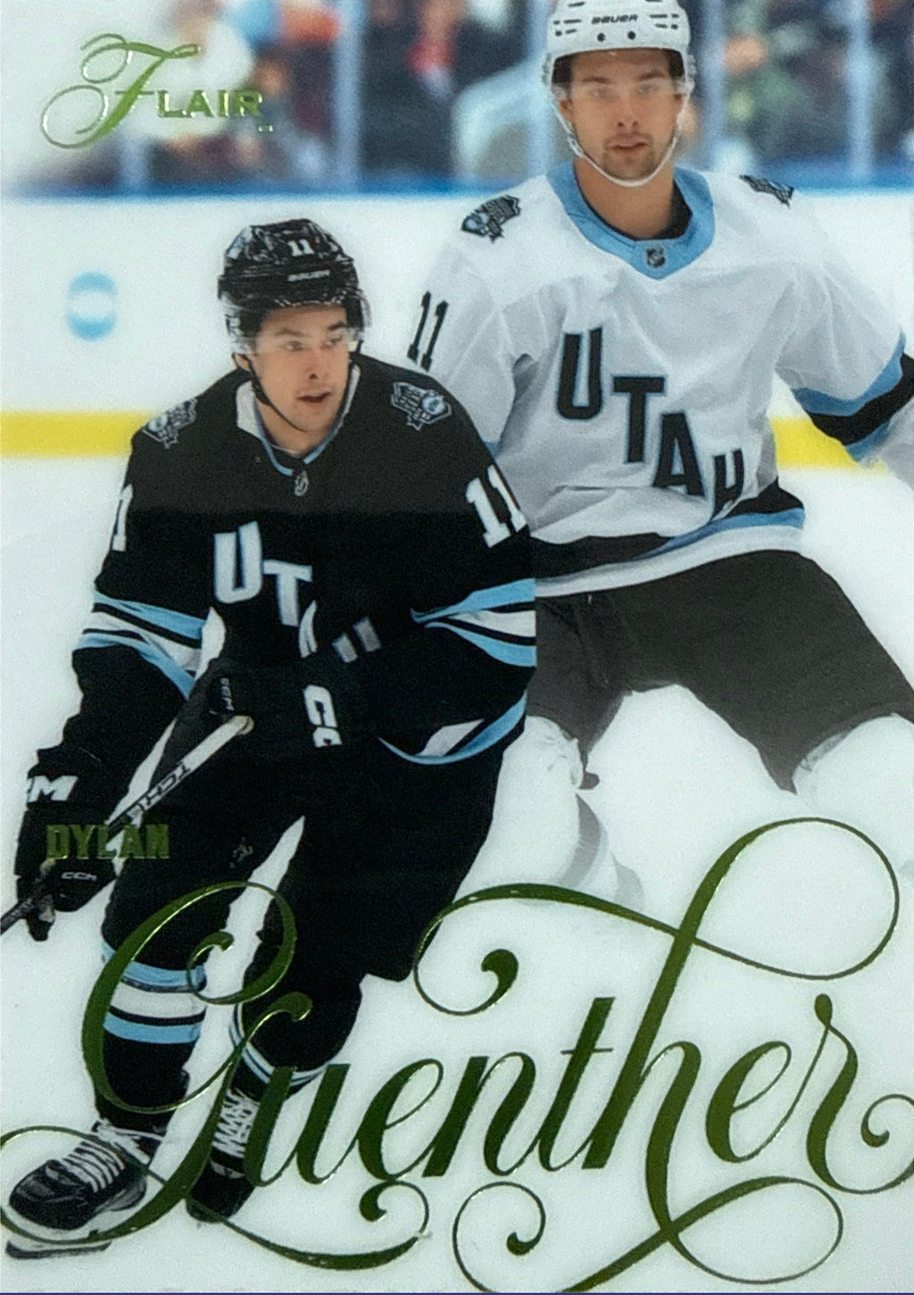 2025-26 Fleer Flair Hockey Dylan Guenther Forecheck #129 154/349 - Front