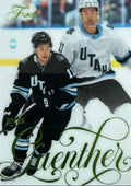 2025-26 Fleer Flair Hockey Dylan Guenther Forecheck #129 154/349 - Front