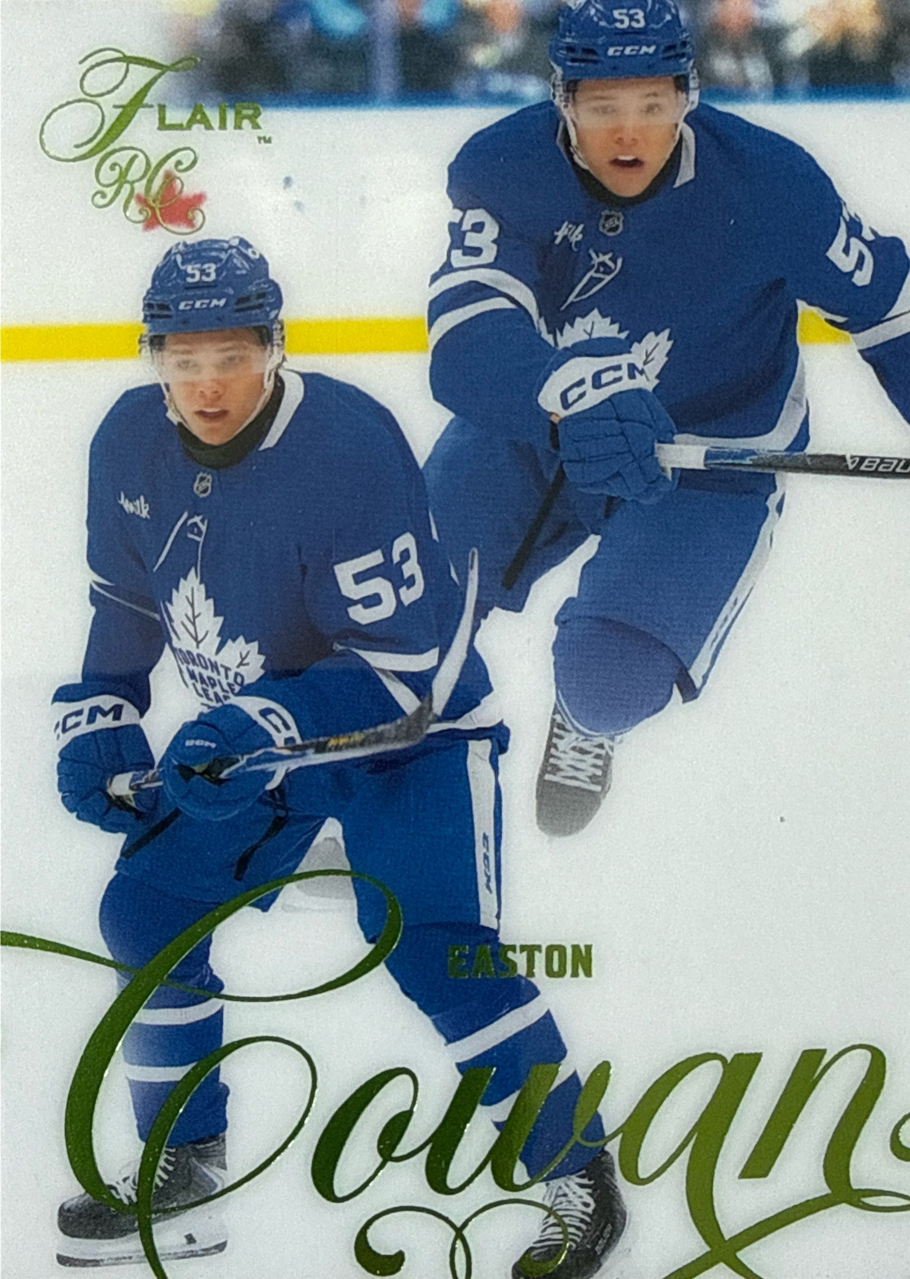 2025-2026 Upper Deck Flair Easton Cowan Forecheck #198 340/349