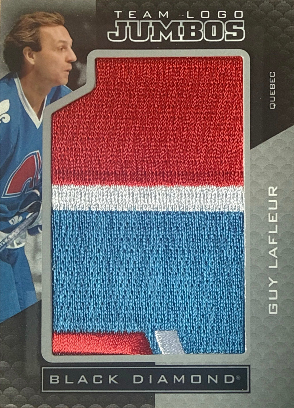 2021-22 Black Diamond Guy Lafleur Team Logo Jumbos #TLQN-GL - Front