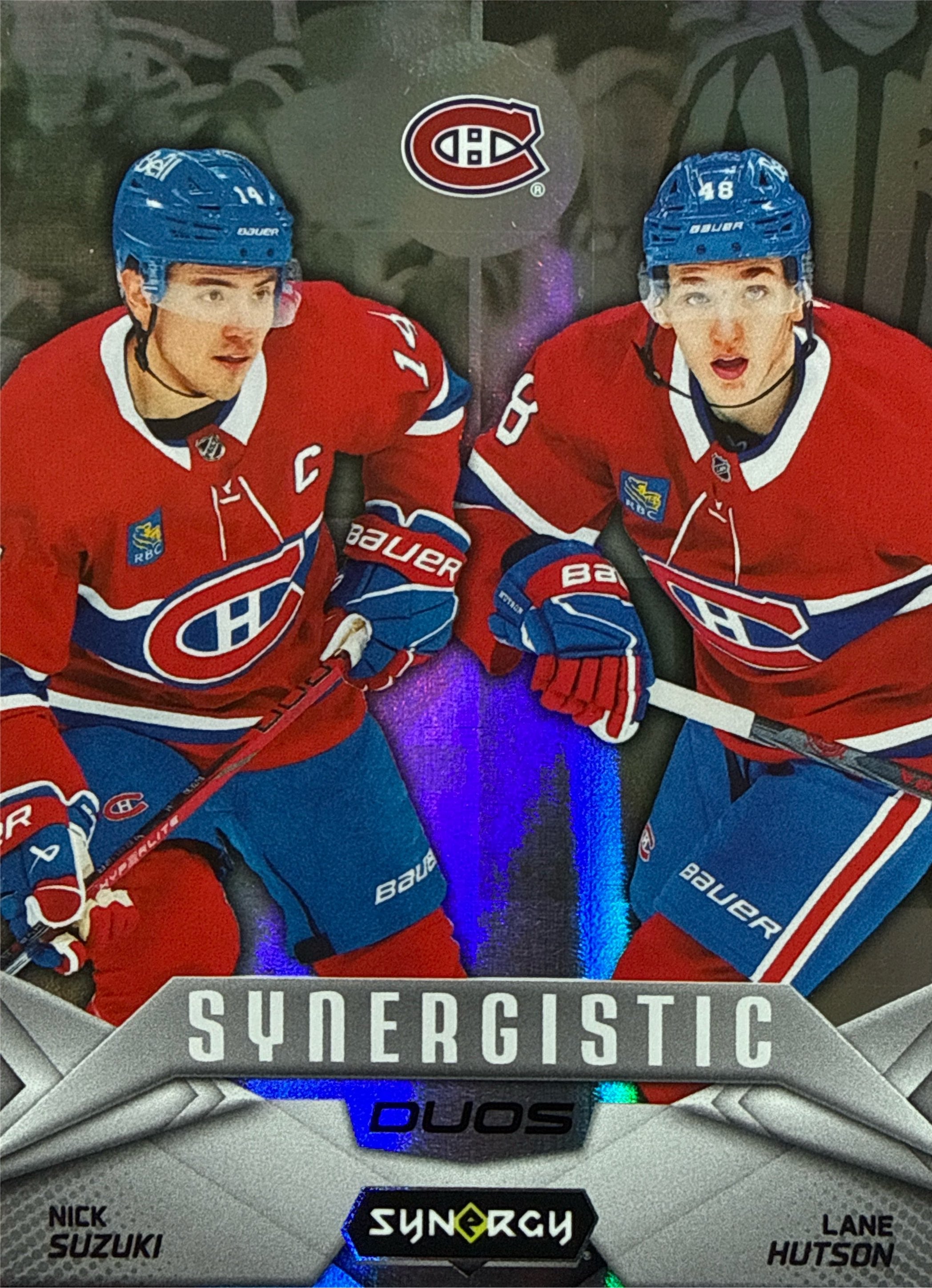 2024-25 Synergy Nick Suzuki / Lane Hutson Synergistic Duos #SD-1 - Front