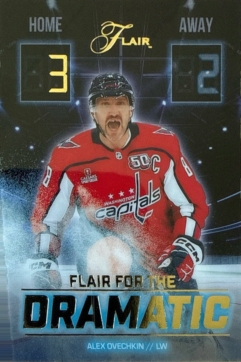 2025-26 Flair Alex Ovechkin Flair for the Dramatic FTD-1 - Front