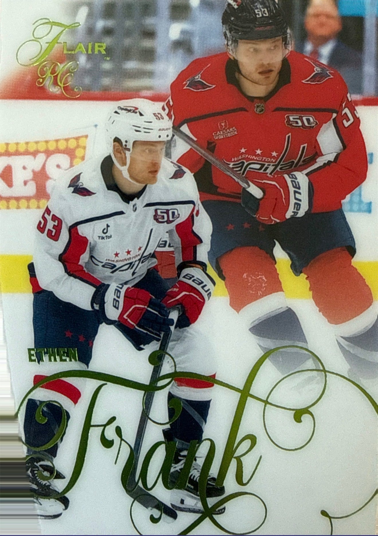 2025-26 Flair Ethen Frank Forecheck RC 348/349 - Front