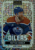 2025-26 OPC Platinum Mattias Ekholm Houndstooth R-48 01/15 - Front