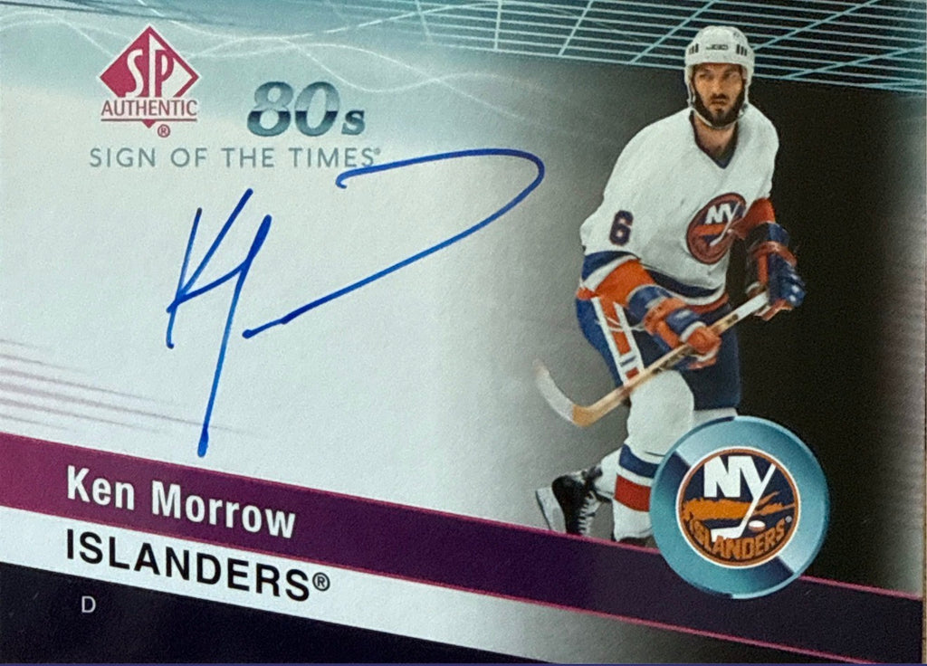 2020-21 SP Authentic Ken Morrow Sign of the Times 80s Auto #ST80-KM - Front