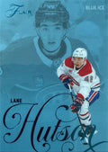 2025-26 Fleer Flair Hockey Lane Hutson Blue Ice #67 08/49 - Front