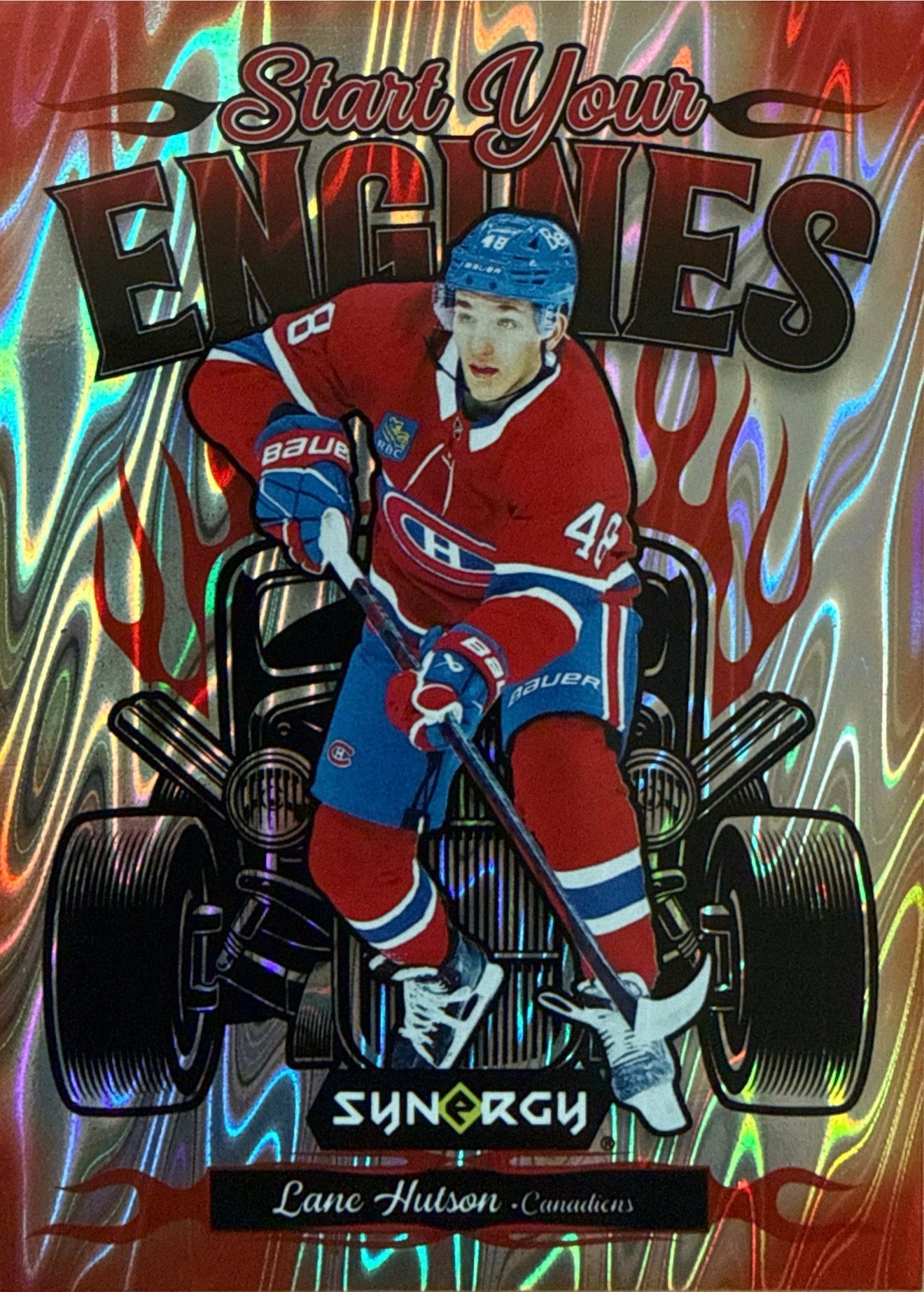 2024-25 Upper Deck Synergy Lane Hutson Start Your Engines #SYE-20 - Front