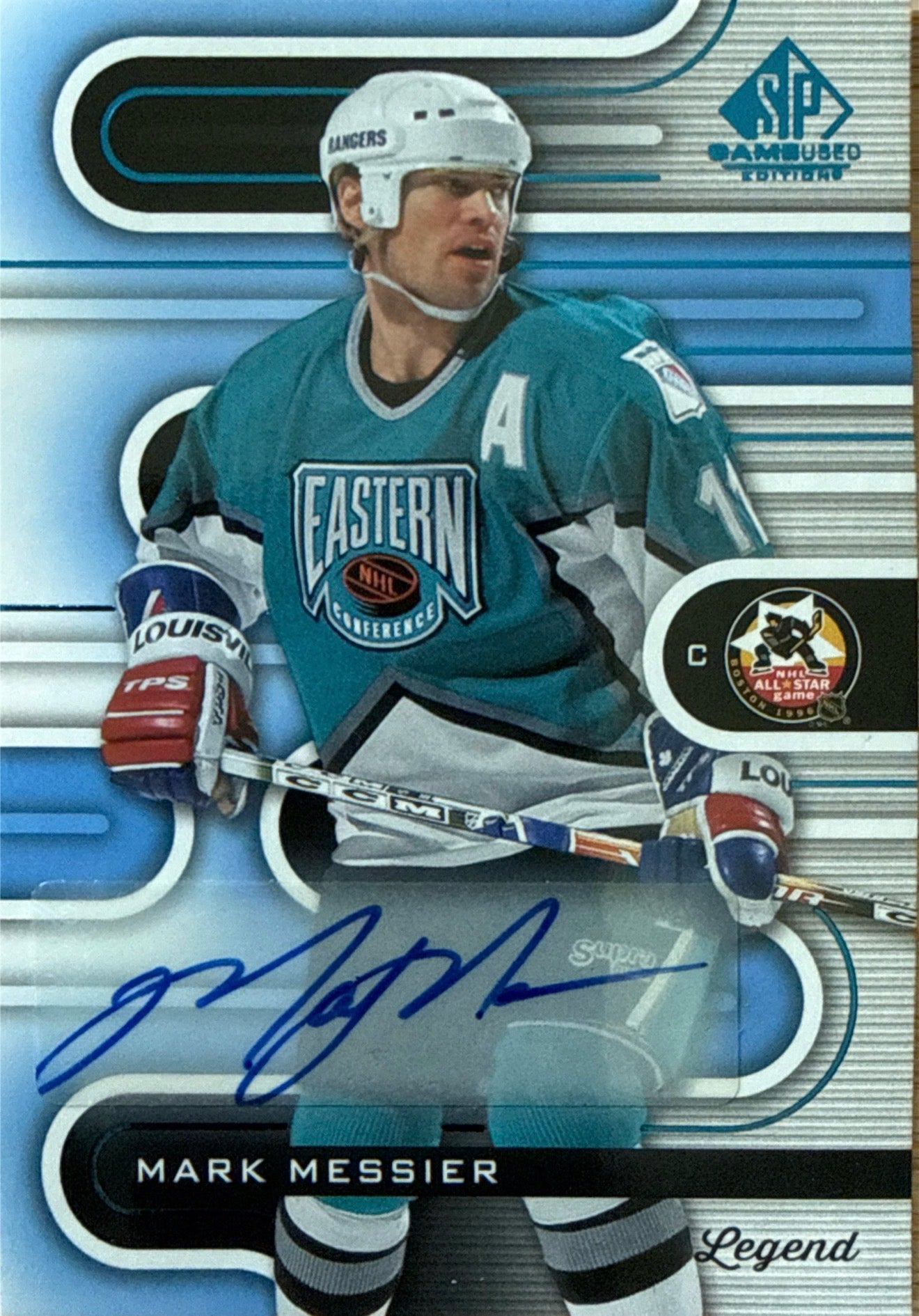 2022-23 SP Game Used Mark Messier Legend Auto #148 - Front