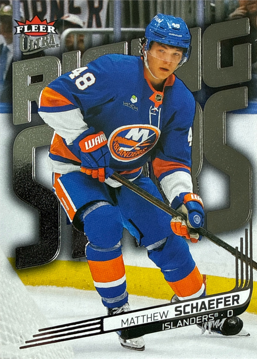 2025-26 Fleer Ultra Matthew Schaefer Rising Stars #RS-21 - Front