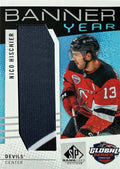 2025-26 SP Game Used Nico Hischier Banner Year Global Series #BYGSC-NH - Front