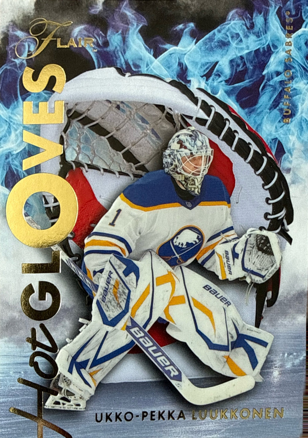 2025-2026 Upper Deck Flair Ukko-Pekka Luukkonen Hot Gloves #HG15