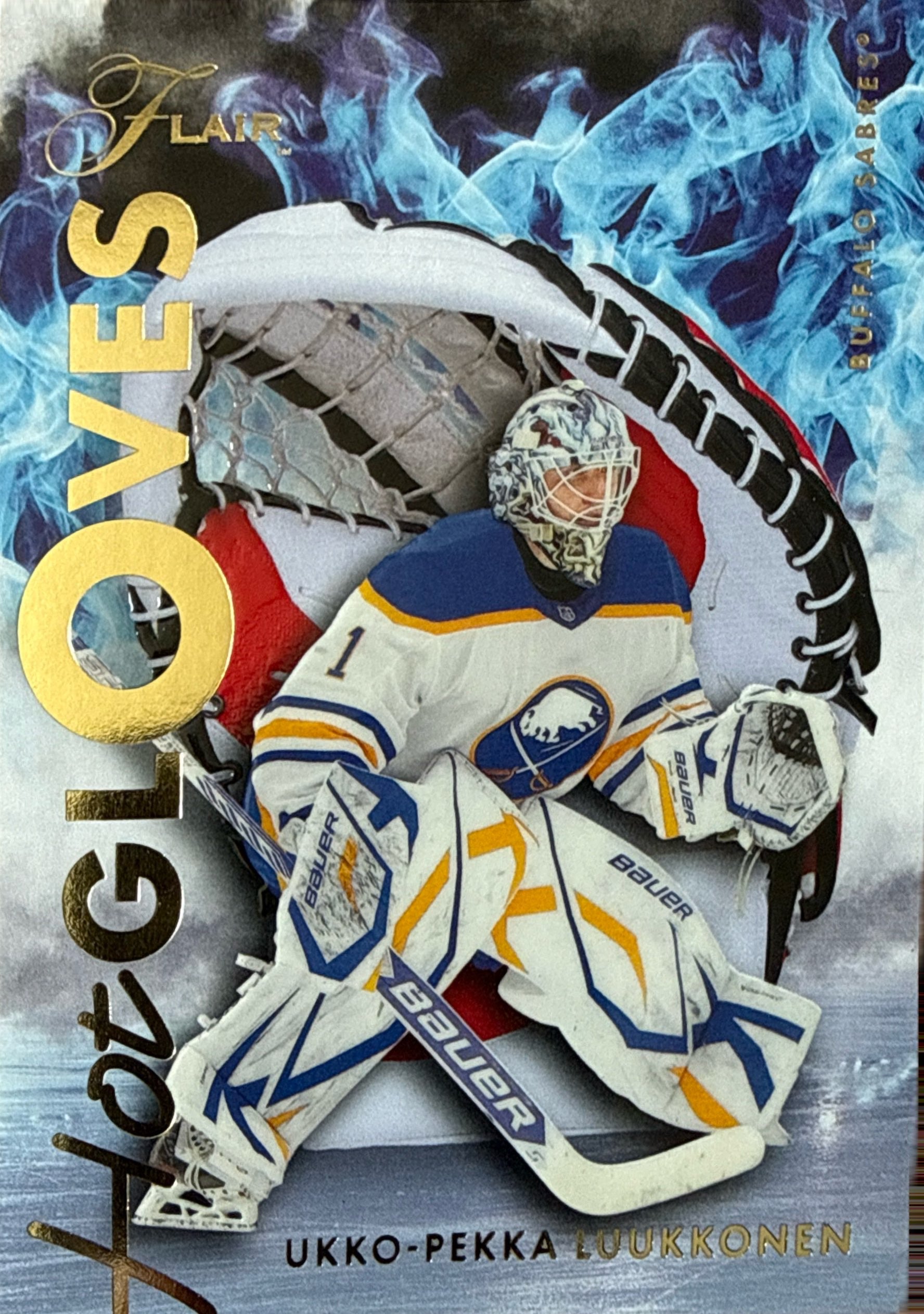 2025-2026 Upper Deck Flair Ukko-Pekka Luukkonen Hot Gloves #HG15