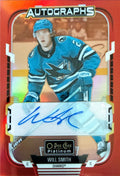 2025-26 O-Pee-Chee Platinum Will Smith Red Rainbow Auto - Front